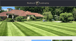 Desktop Screenshot of blackhawklandscaping.com